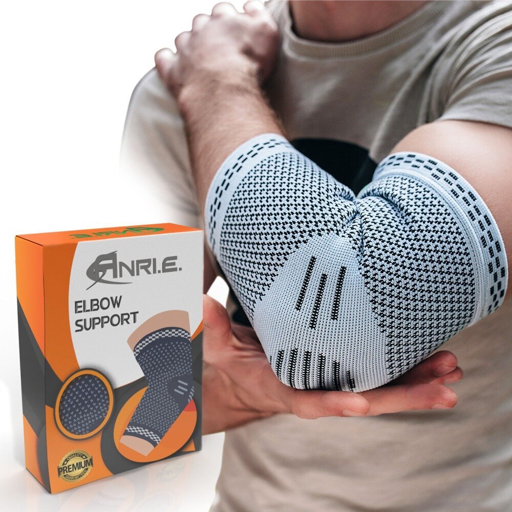 Бандаж на Локоть ANRI.E. ES-001 (Серый) Бандаж на Локоть ANRI.E. ES-001 (Серый)