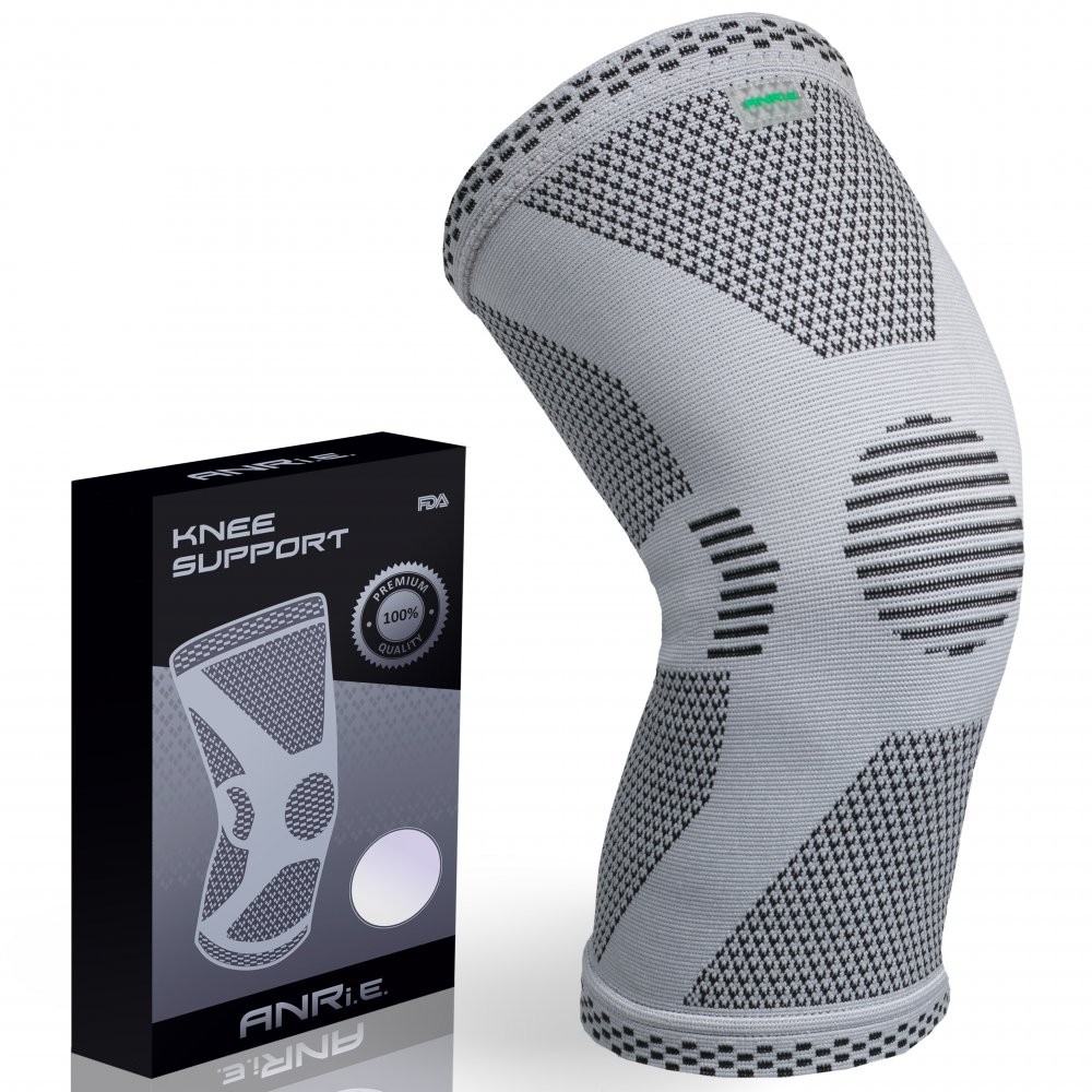 Наколінник Еластичний ANRI.E. KS-002 Компресійний (Сірий, 1 шт) Наколінник Еластичний ANRI.E. KS-002 Компресійний (Сірий, 1 шт)