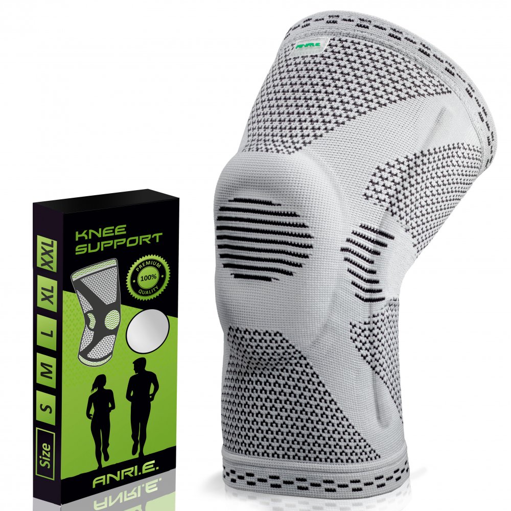 Наколінник Посилений Еластичний ANRI.E. KS-001 (Сірий, 1 шт) Наколінник Посилений Еластичний ANRI.E. KS-001 (Сірий, 1 шт)