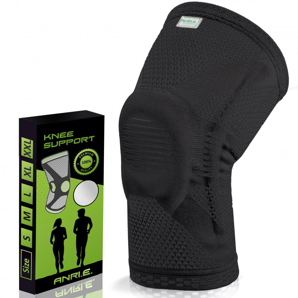 Наколінник Посилений Еластичний ANRI.E. KS-001 (Чорний, 1 шт) Наколінник Посилений Еластичний ANRI.E. KS-001 (Чорний, 1 шт)