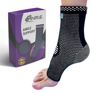 Бандаж на Голеностоп ANRI.E. AS-001 (Чёрно-серый) Бандаж на Голеностоп ANRI.E. AS-001 (Чёрно-серый)