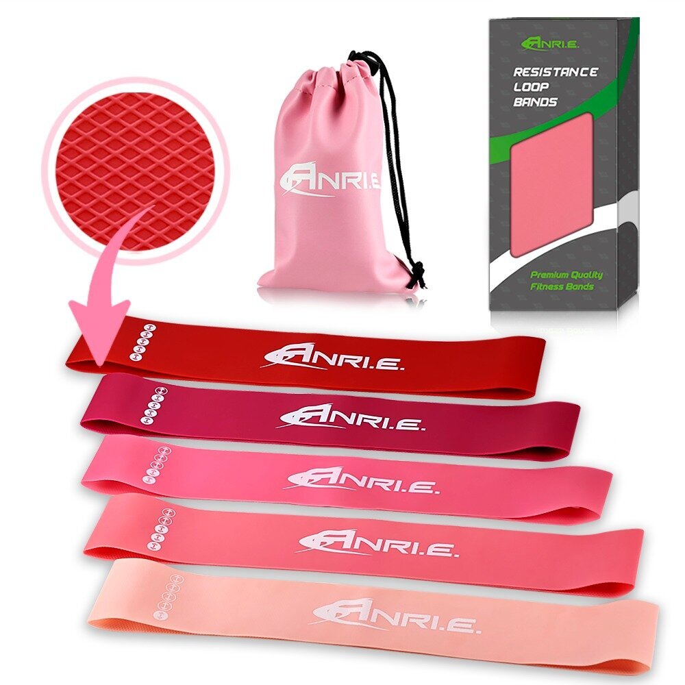 Гумки для Фітнесу ANRI.E. (5 шт) Латексні Гумки для Фітнесу ANRI.E. (5 шт) Латексні