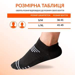 Шкарпетки Спортивні ANRI.E. - Низькі, Чорні