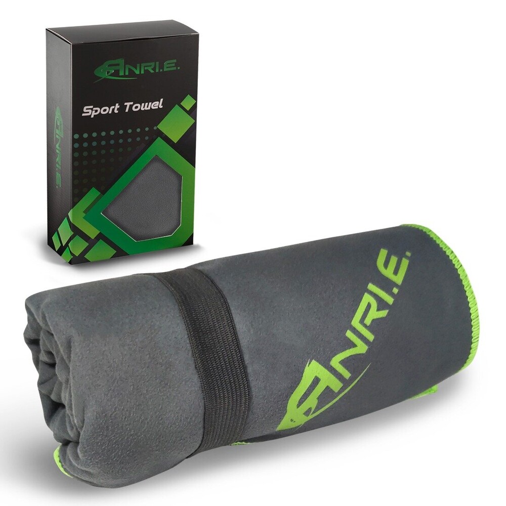 Полотенце Спортивное ANRI.E. 100х50 см Микрофибра - Темно-серый Полотенце Спортивное ANRI.E. 100х50 см Микрофибра - Темно-серый