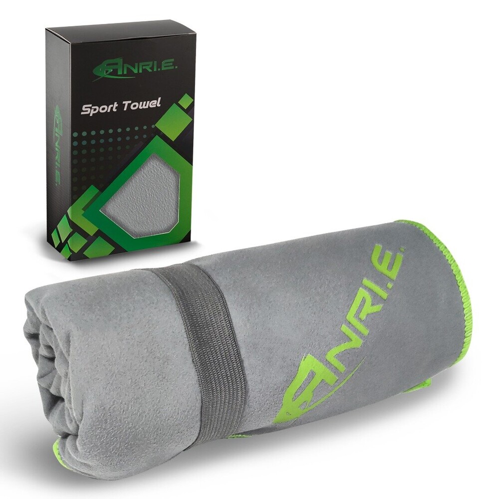 Полотенце Спортивное ANRI.E. 150х75 см Микрофибра - Светло-серый Полотенце Спортивное ANRI.E. 150х75 см Микрофибра - Светло-серый