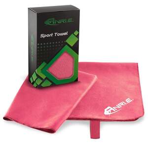 Полотенце Спортивное ANRI.E. 100х50 см Мирофибра - Розовый
