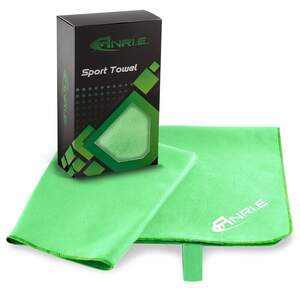 Полотенце Спортивное ANRI.E. 150х75 см Микрофибра - Салатовый