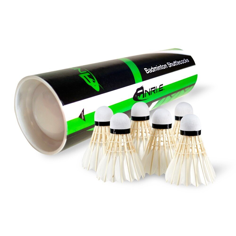 Воланы (6 шт) Перьевые – Воланчики Перо для Бадминтона Воланы (6 шт) Перьевые – Воланчики Перо для Бадминтона