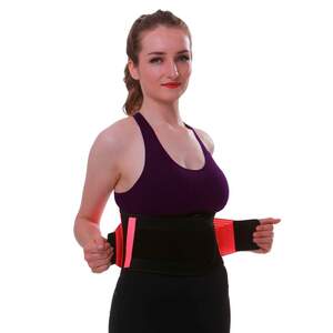 Бандаж для поясниці ANRI.E. BS-001 з Ребрами Жорсткості (Рожевий) Бандаж для поясниці ANRI.E. BS-001 з Ребрами Жорсткості (Рожевий)