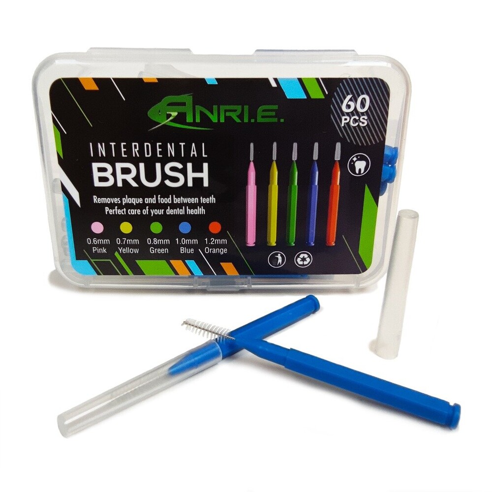 Міжзубні Йоржики ANRI.E. (60 шт) - Синій (1 мм) Міжзубні Йоржики ANRI.E. (60 шт) - Синій (1 мм)