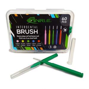 Міжзубні Йоржики ANRI.E. (60 шт) - Зелений (0,8 мм)