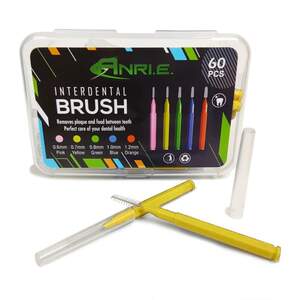 Міжзубні Йоржики ANRI.E. (60 шт) - Жовтий (0,7 мм)