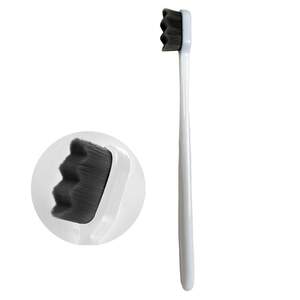 Зубная Щетка Ультрамягкая ANRI.E. - Белый/Черный